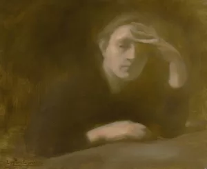 Meditation by Eugene Carriere Oil Painting