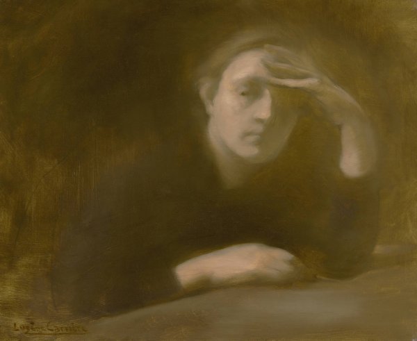 Main Product Photo of Meditation Painting by Eugene Carriere