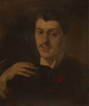 Pol Neveux by Eugene Carriere Oil Painting
