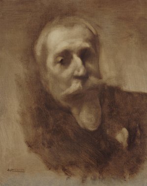 Portrait d'Anatole France by Eugene Carriere Oil Painting