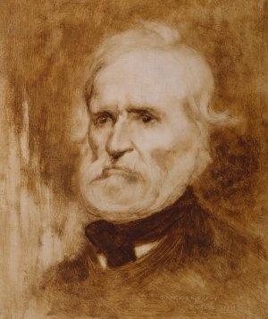 Portrait d'Auguste Blanqui by Eugene Carriere Oil Painting