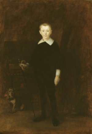 Portrait of a Boy by Eugene Carriere Oil Painting