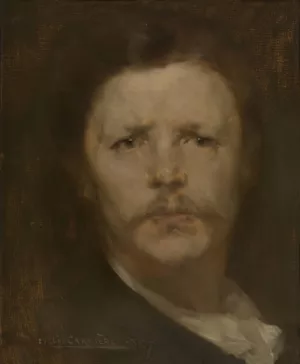 Self-portrait, Eugene Carriere by Eugene Carriere Oil Painting
