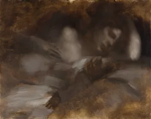 The Sleep by Eugene Carriere Oil Painting