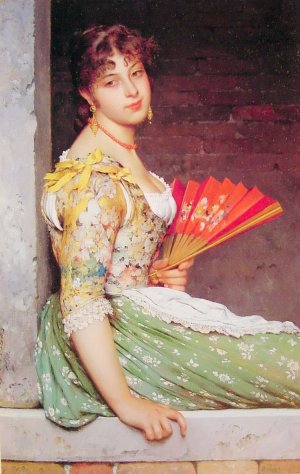 Daydreaming Oil painting by Eugene De Blaas