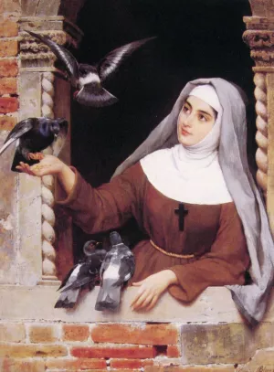 God's Creatures Oil painting by Eugene De Blaas