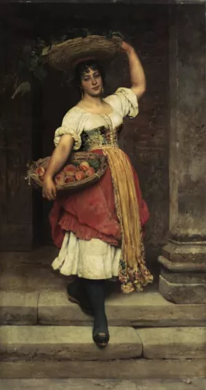 Lisa by Eugene De Blaas Oil Painting