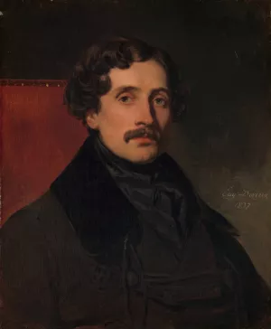 Louis-Felix Amiel by Eugene Deveria Oil Painting
