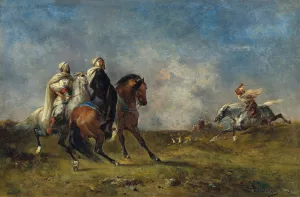La Chasse a La Gazelle by Eugene Fromentin Oil Painting