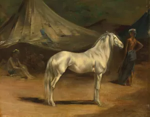 Le Campement Arabe by Eugene Fromentin Oil Painting