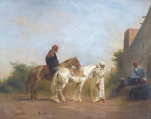 Le Repos by Eugene Fromentin Oil Painting