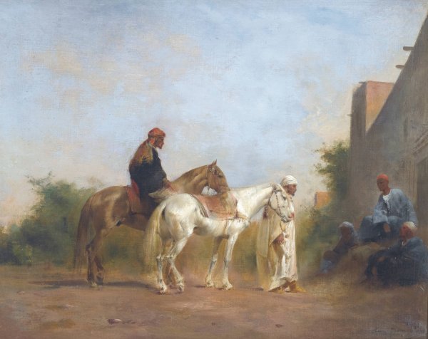 Le Repos by Eugene Fromentin - Hand-Painted Oil Painting Reproduction