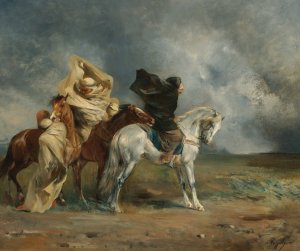 Le Simoun by Eugene Fromentin Oil Painting
