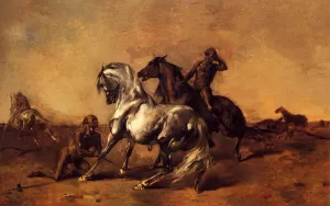 Night Robbers by Eugene Fromentin - Oil Painting Reproduction