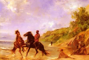 On The Nile by Eugene Fromentin Oil Painting