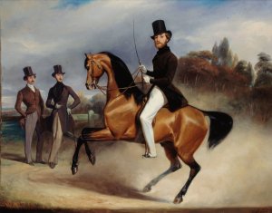Le Comte de Lancosme-Breves by Eugene Giraud Oil Painting