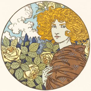 Jalousie by Eugene Grasset Oil Painting