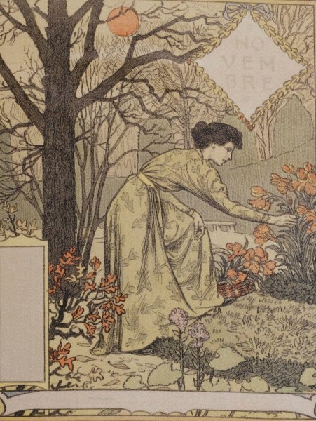 Main Product Photo of Novembre  Painting by Eugene Grasset