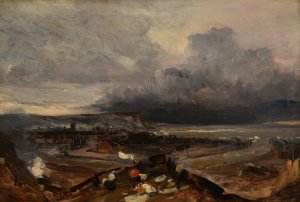 Le Port de Dieppe by Eugene Isabey Oil Painting