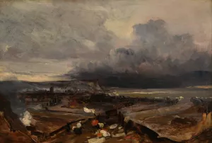 Le Port de Dieppe by Eugene Isabey Oil Painting