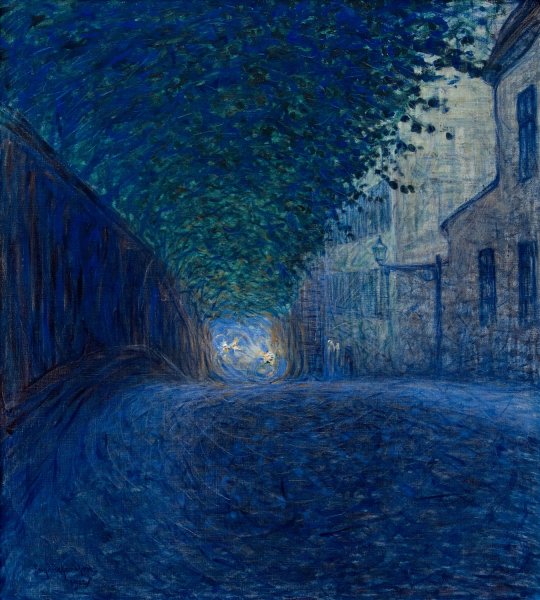 At Dusk  by Eugene Jansson - Hand-Painted Oil Painting Reproduction
