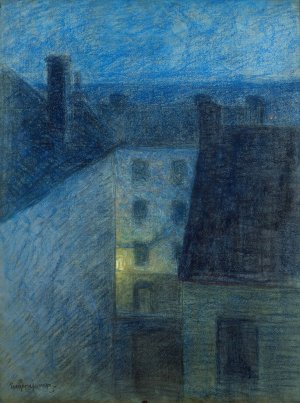 Dusk by Eugene Jansson Oil Painting