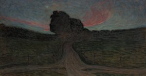 Evening Mood-Lidingo by Eugene Jansson Oil Painting
