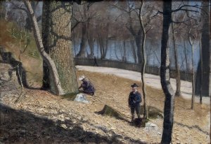 Hepatica by Eugene Jansson Oil Painting