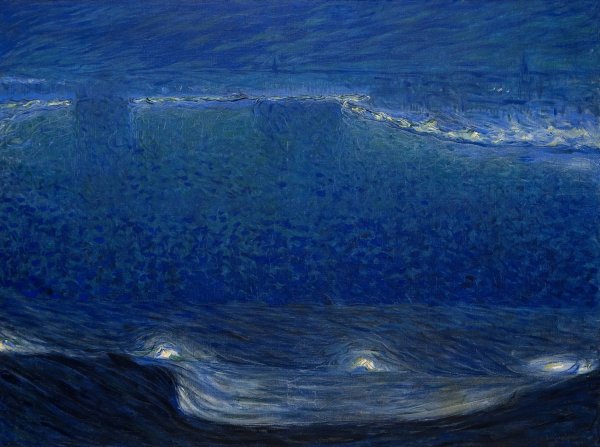 Nocturne  by Eugene Jansson - Hand-Painted Oil Painting Reproduction