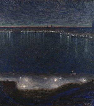 Riddarfjarden, Stockholm by Eugene Jansson Oil Painting