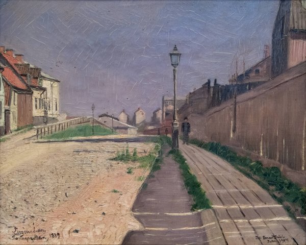Roslagsgatan  by Eugene Jansson - Hand-Painted Oil Painting Reproduction