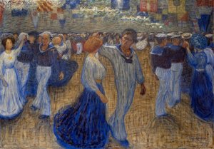 Sailor's Ball by Eugene Jansson Oil Painting