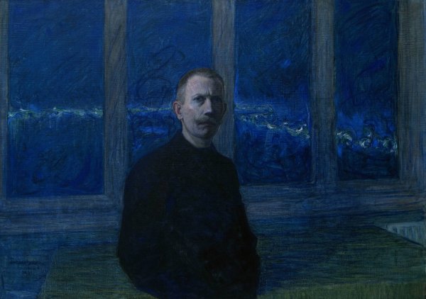 Self-portrait  by Eugene Jansson - Hand-Painted Oil Painting Reproduction