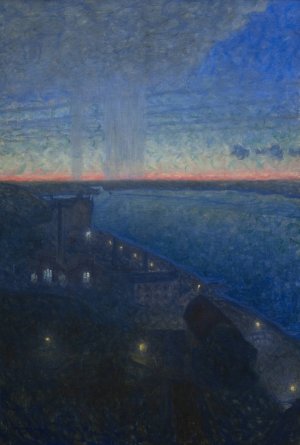 Soder Malarstrand by Eugene Jansson Oil Painting