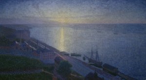 Sunset by Eugene Jansson Oil Painting