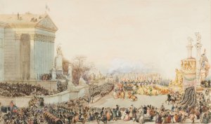The Translation of the Ashes of Napoleon by Eugene Lami Oil Painting