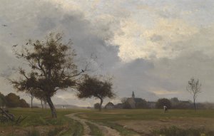 Auf dem Feld by Eugene Lavieille Oil Painting