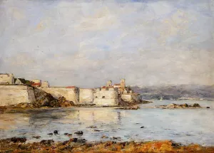 Antibes, the Fortifications Oil painting by Eugene-Louis Boudin