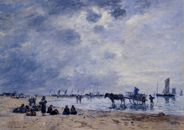 Berck, the Arrival of the Fishing Boats