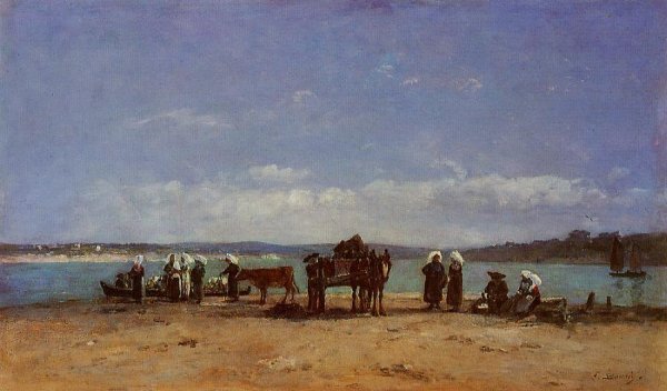 Brittany, Fishermen's Wives on the Shore