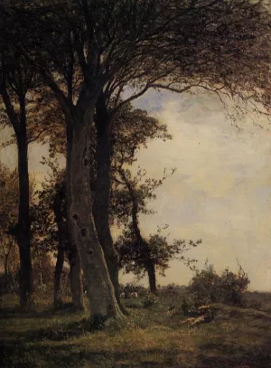 Honfleur: La Cote de Grace by Eugene-Louis Boudin - Oil Painting Reproduction