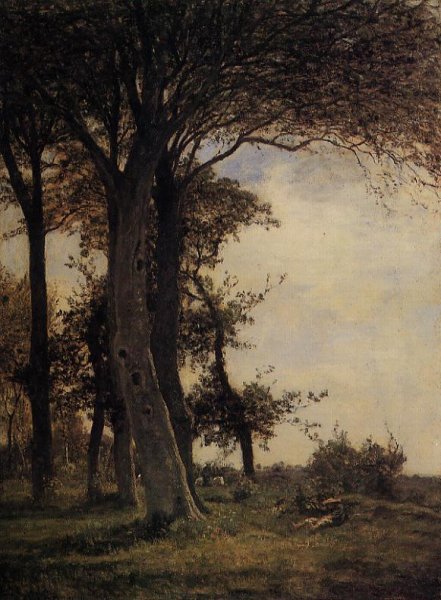 Honfleur: La Cote de Grace by Eugene-Louis Boudin - Hand-Painted Oil Painting Reproduction