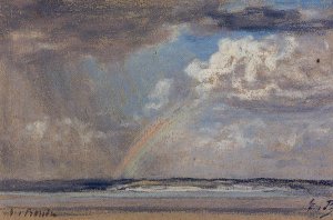 Norman Beach, Arcenciel by Eugene-Louis Boudin Oil Painting