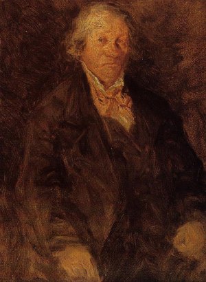 Portrait of the Artist's Father (Leonard-Sebastien Boudin) by Eugene-Louis Boudin Oil Painting