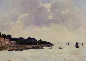 Saint-Valery-sur-Somme Oil painting by Eugene-Louis Boudin