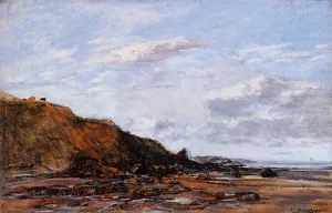 The Shore also known as Near Honfleur by Eugene-Louis Boudin - Oil Painting Reproduction