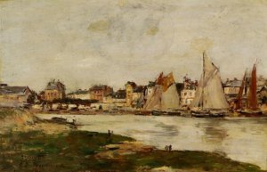 View of the Port of Trouville, High Tide