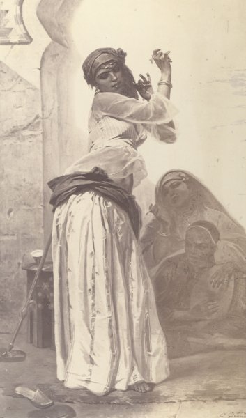 Main Product Photo of Une Danseuse de Cairo Painting by Eugene Pierre Francois Giraud