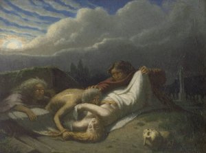 Ghouls by Eugene Roger Oil Painting