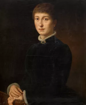 Madame Van Soom by Eugene Siberdt Oil Painting
